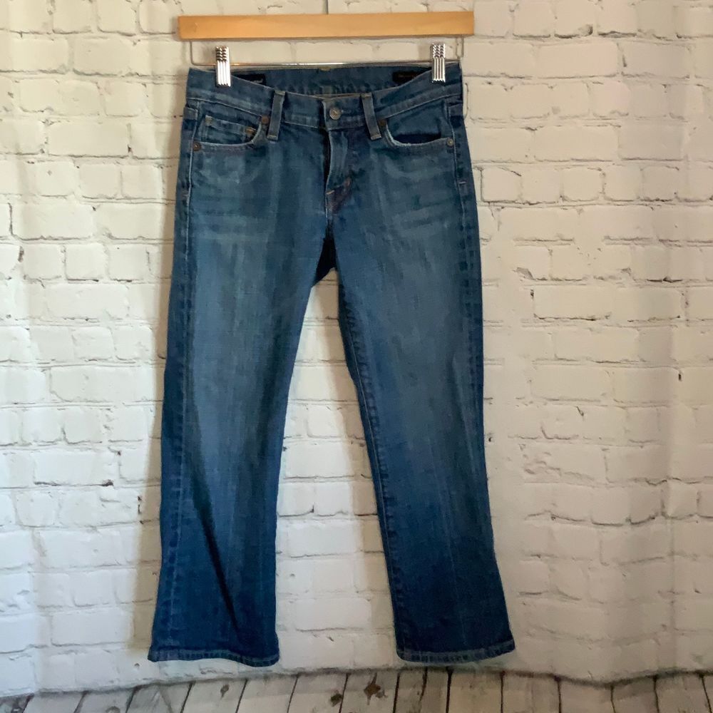 Citizens of Humanity Women’s Low Waist Cropped Jeans Kelly #63 Stretch size 25